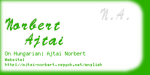 norbert ajtai business card